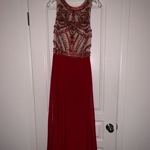 Sherri Hill Red Formal Gown